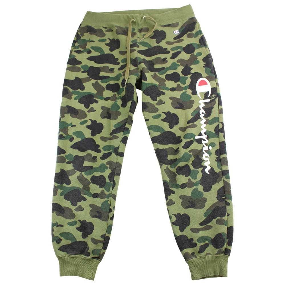 Bape x Champion 1st Green Camo Joggers - SaruGeneral