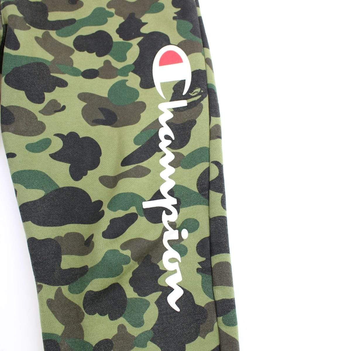 Bape x Champion 1st Green Camo Joggers - SaruGeneral