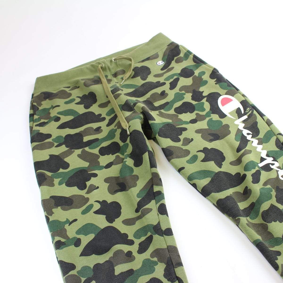 Bape x Champion 1st Green Camo Joggers - SaruGeneral