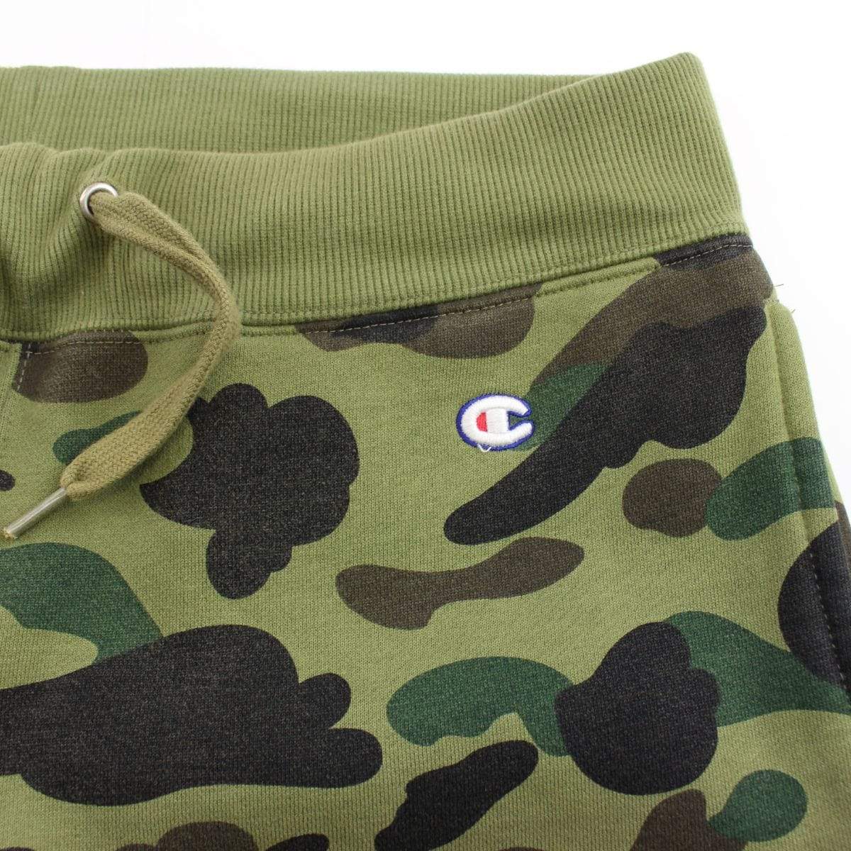 Bape x Champion 1st Green Camo Joggers - SaruGeneral