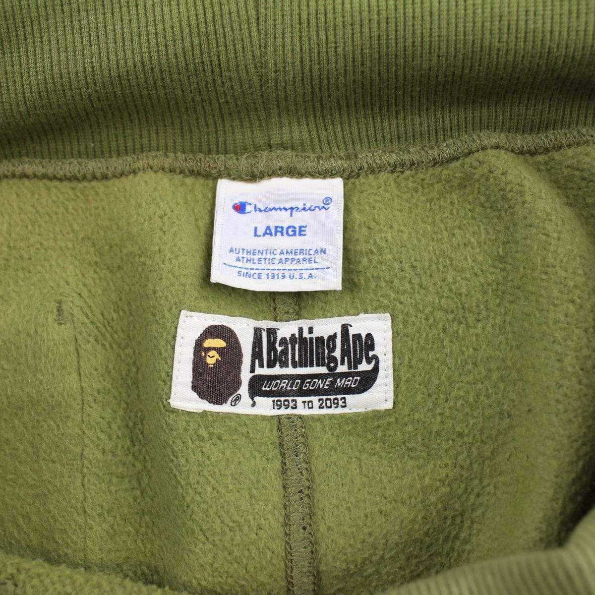 Bape x Champion 1st Green Camo Joggers - SaruGeneral