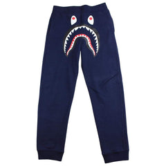 Bape Shark Face Joggers navy
