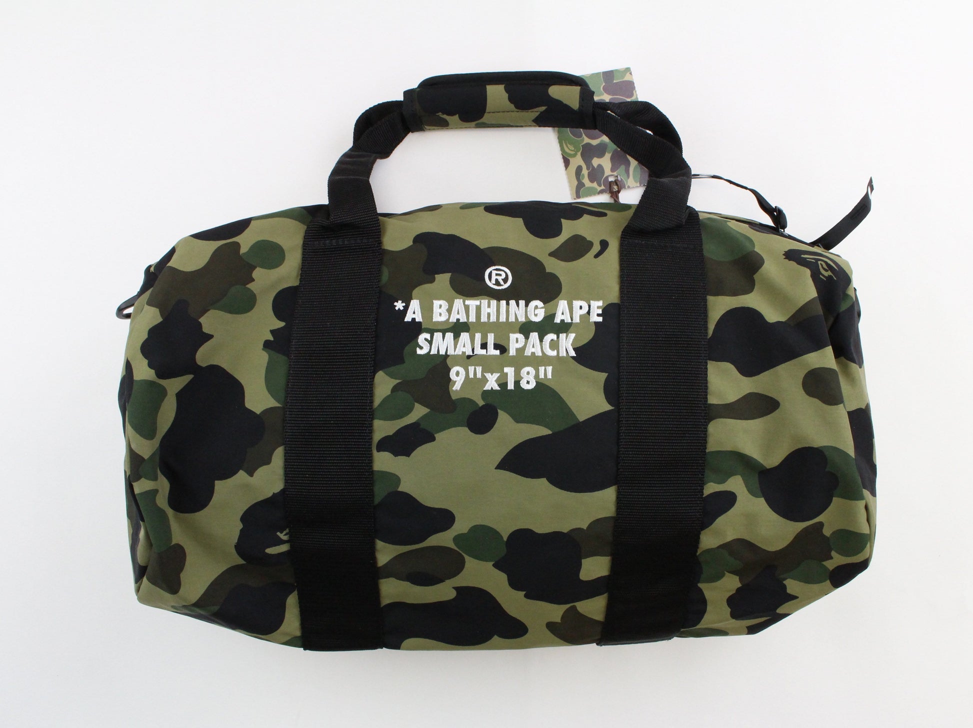 Bape 1st Green Camo Small Pack Duffle - SaruGeneral