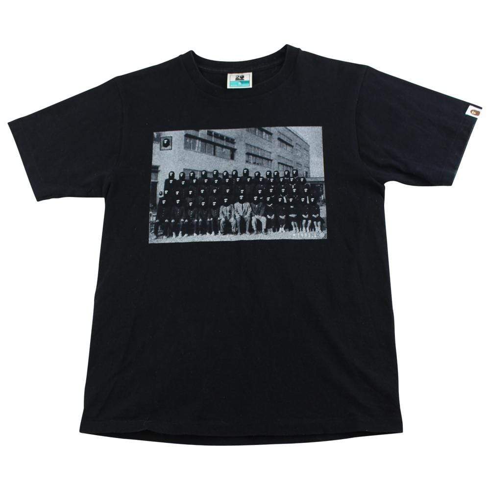 Bape Nowhere Class Photo Tee Black - SaruGeneral