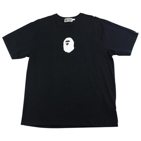 Bape Big Ape Logo Centre Tee Black