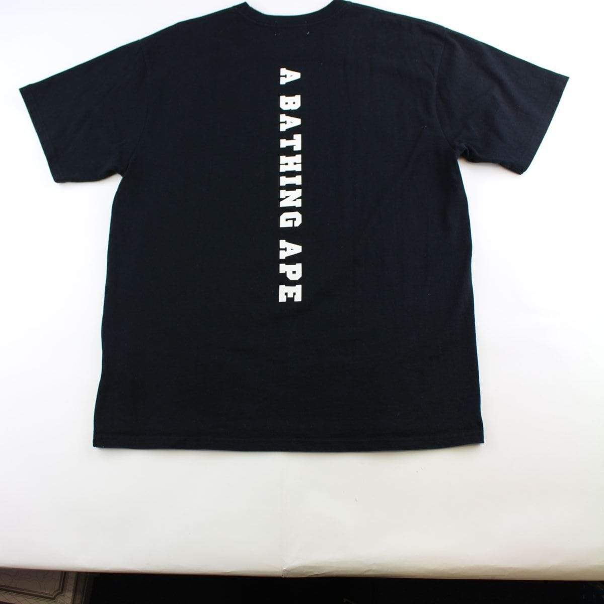 Bape Big Ape Logo Centre Tee Black - SaruGeneral