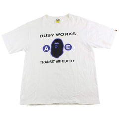 Bape x Stash Busy Works Tee White