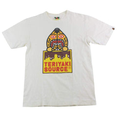Bape Shark Figure Teriyaki Source Tee White