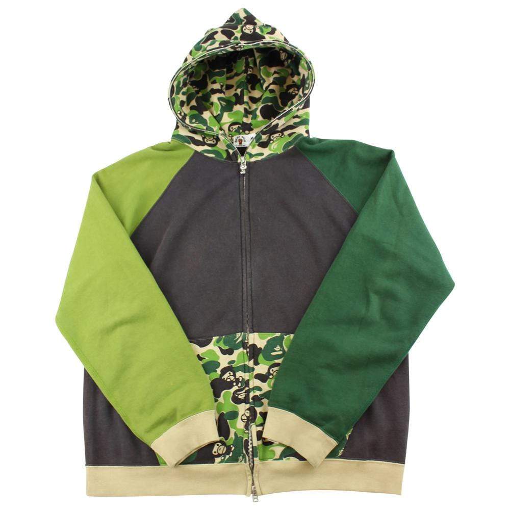 Bape ABC Green Milo Camo Full Zip - SaruGeneral