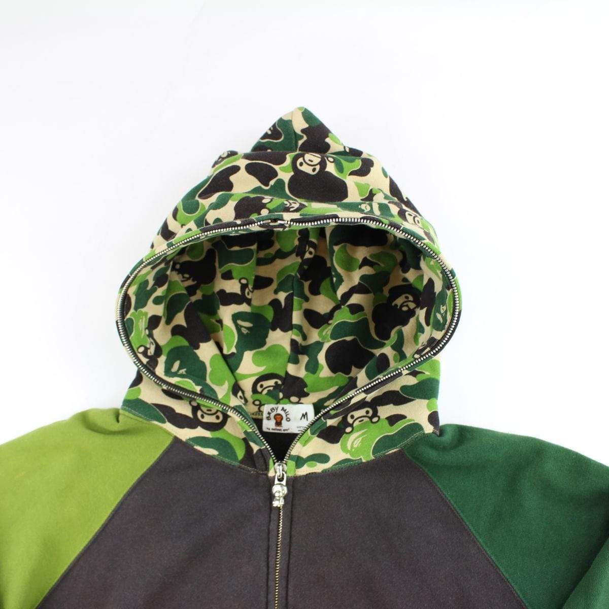 Bape ABC Green Milo Camo Full Zip - SaruGeneral