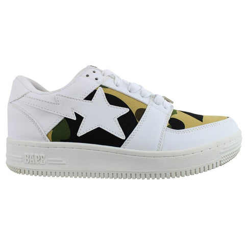 Bapesta 1st Yellow Camo Panels White