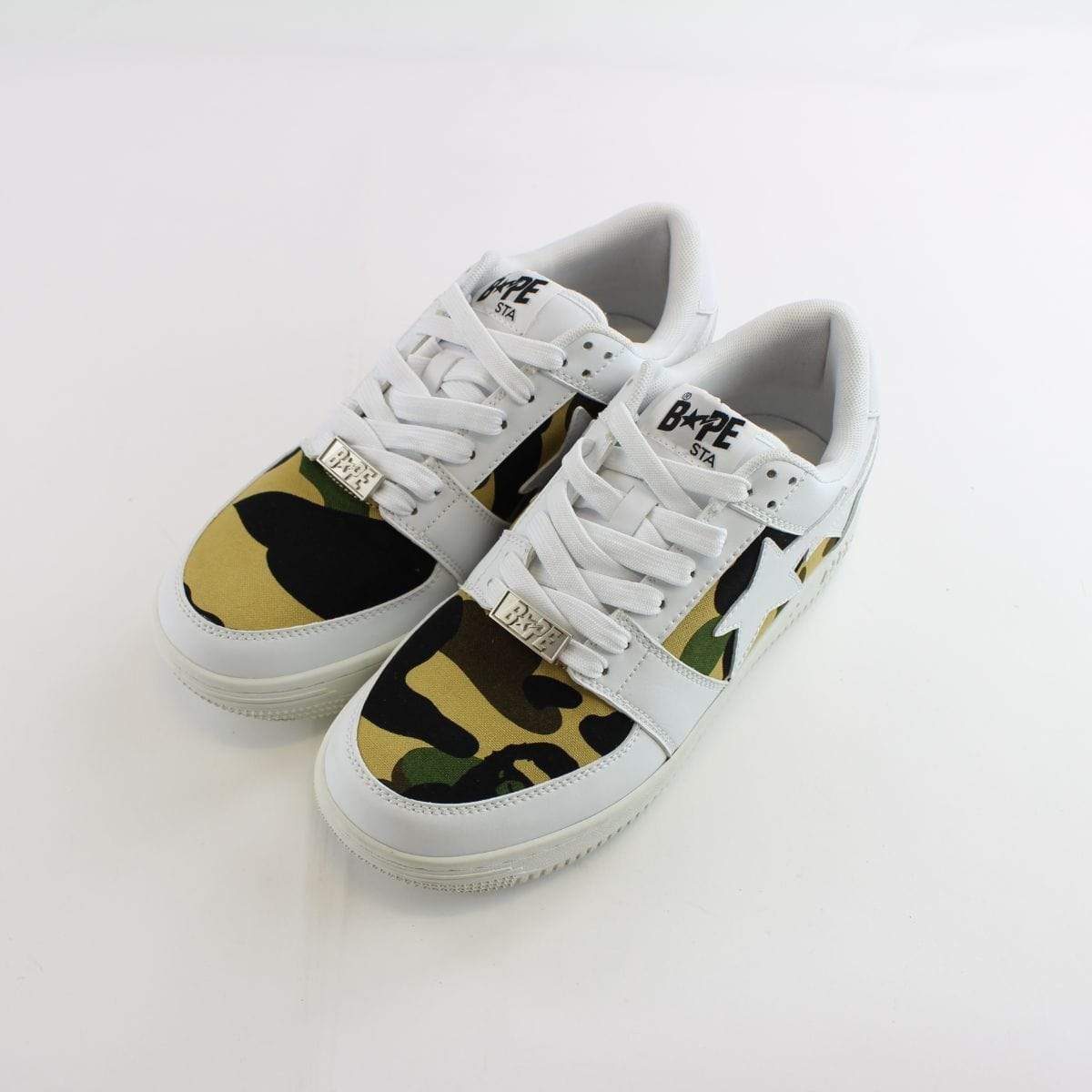 Bapesta 1st Yellow Camo Panels White - SaruGeneral