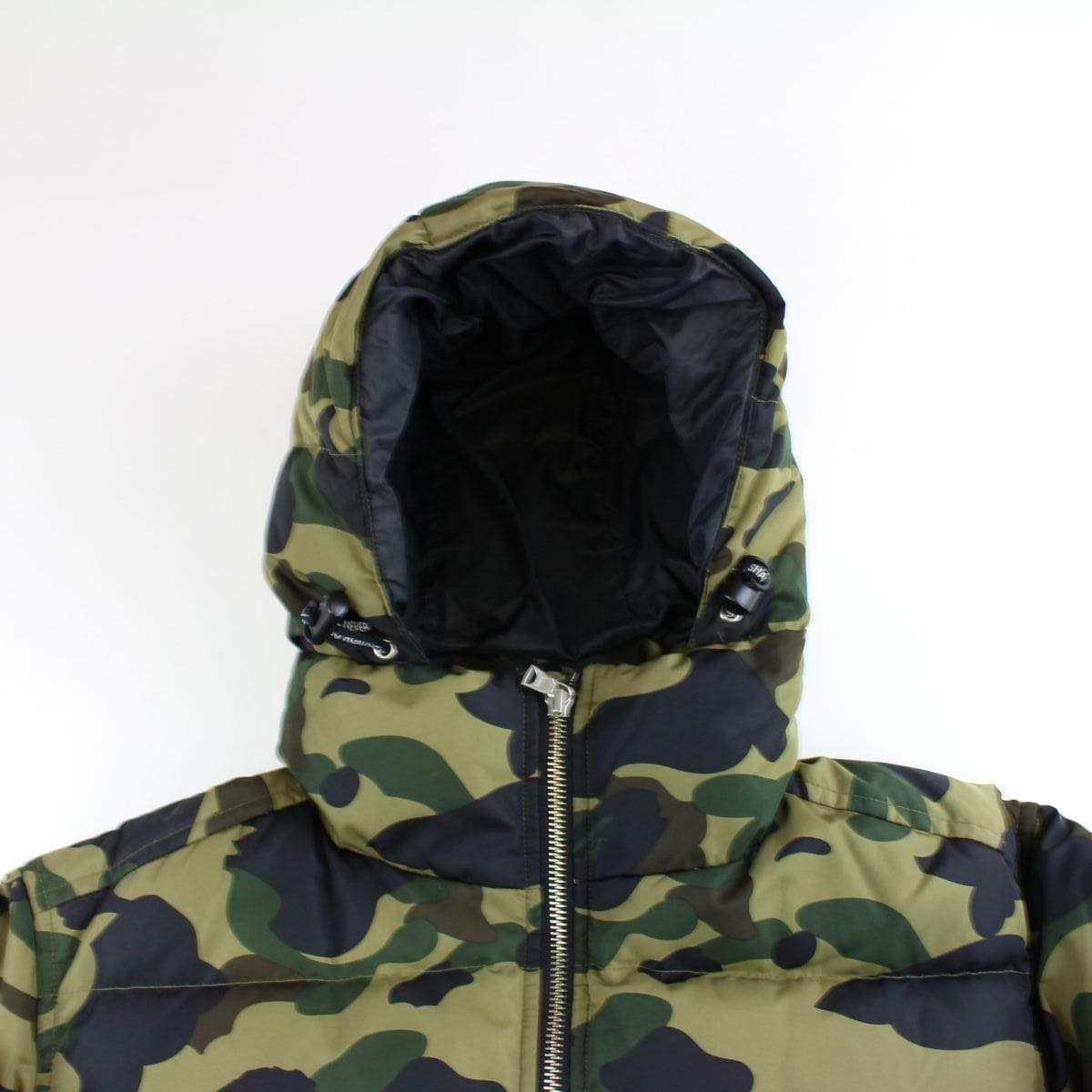 Bape 1st Green Camo Puffer Jacket - SaruGeneral