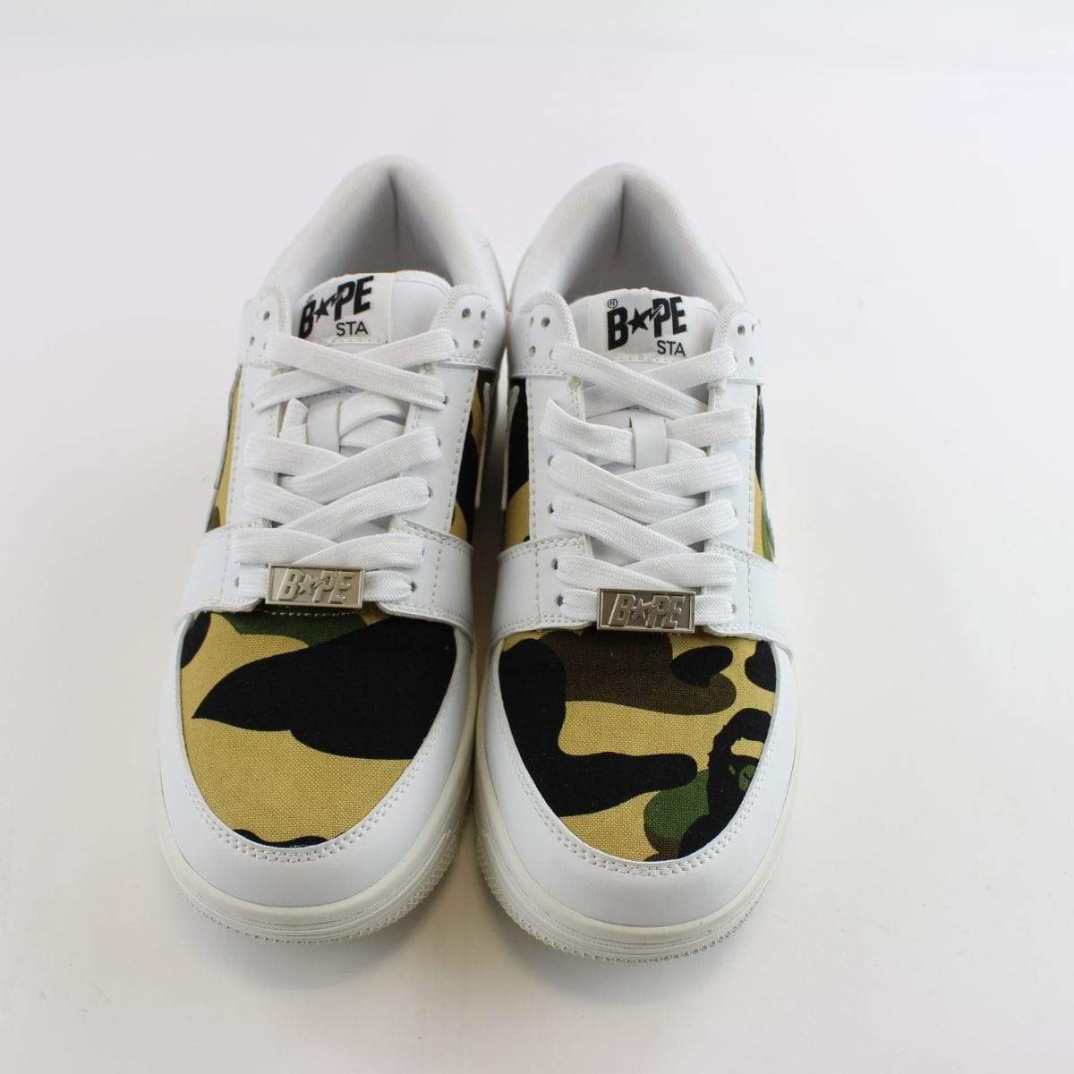 Bapesta 1st Yellow Camo Panels White - SaruGeneral