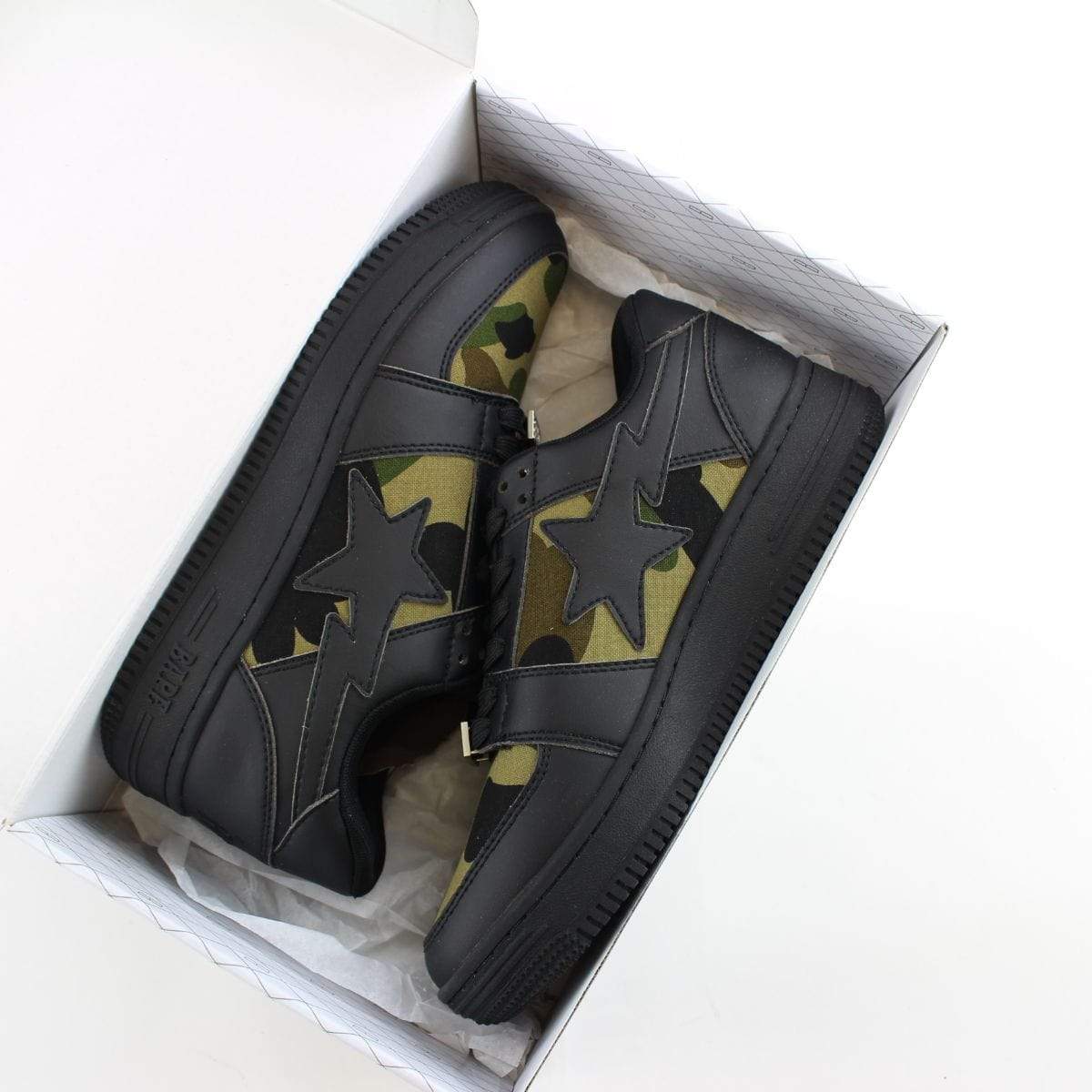 Bapesta 1st Green Camo Black - SaruGeneral