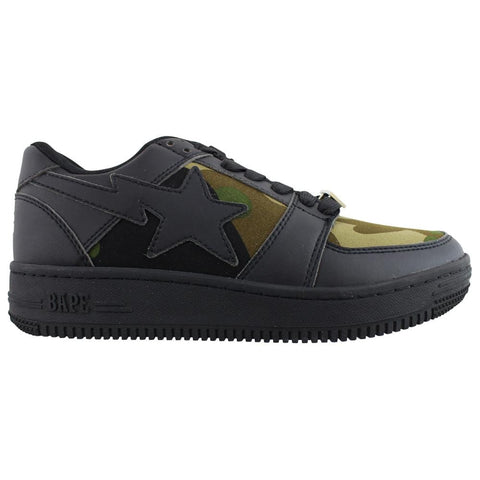 Bapesta 1st Green Camo Black