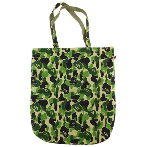 Bape ABC Green Camo Tote Bag