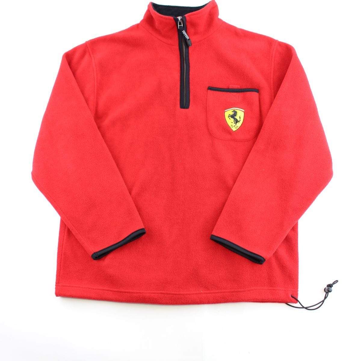 Ferrari Logo Fleece Red - SaruGeneral