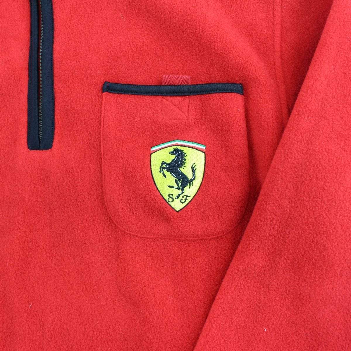 Ferrari Logo Fleece Red - SaruGeneral