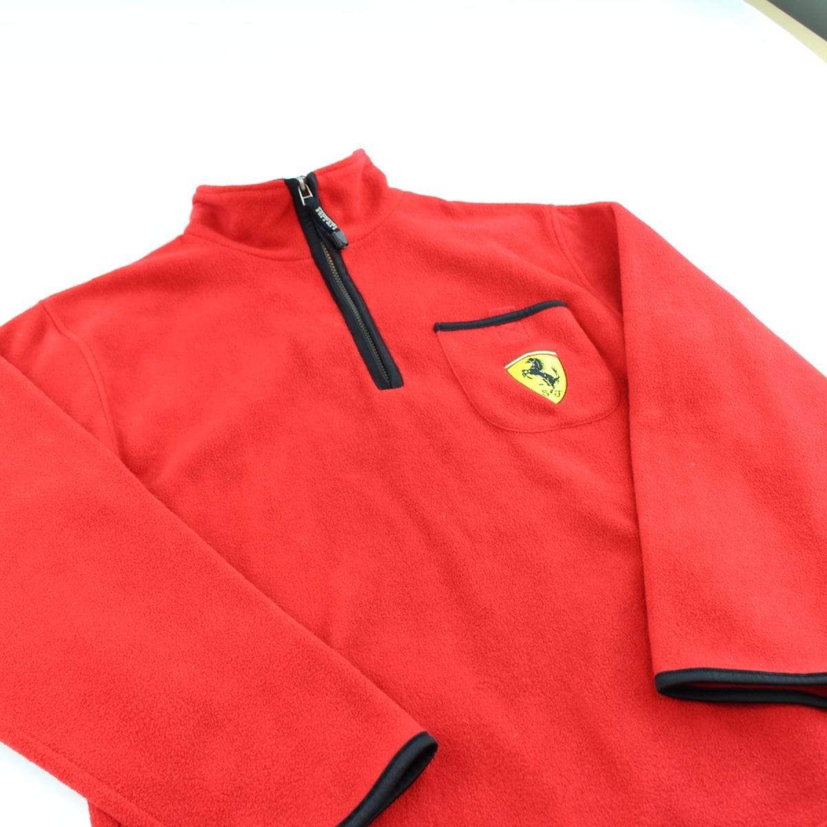 Ferrari Logo Fleece Red - SaruGeneral