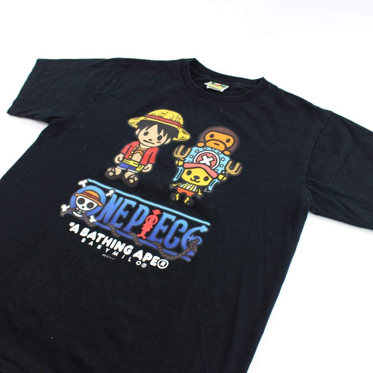 Bape x One Piece Baby Milo Tee Black - SaruGeneral