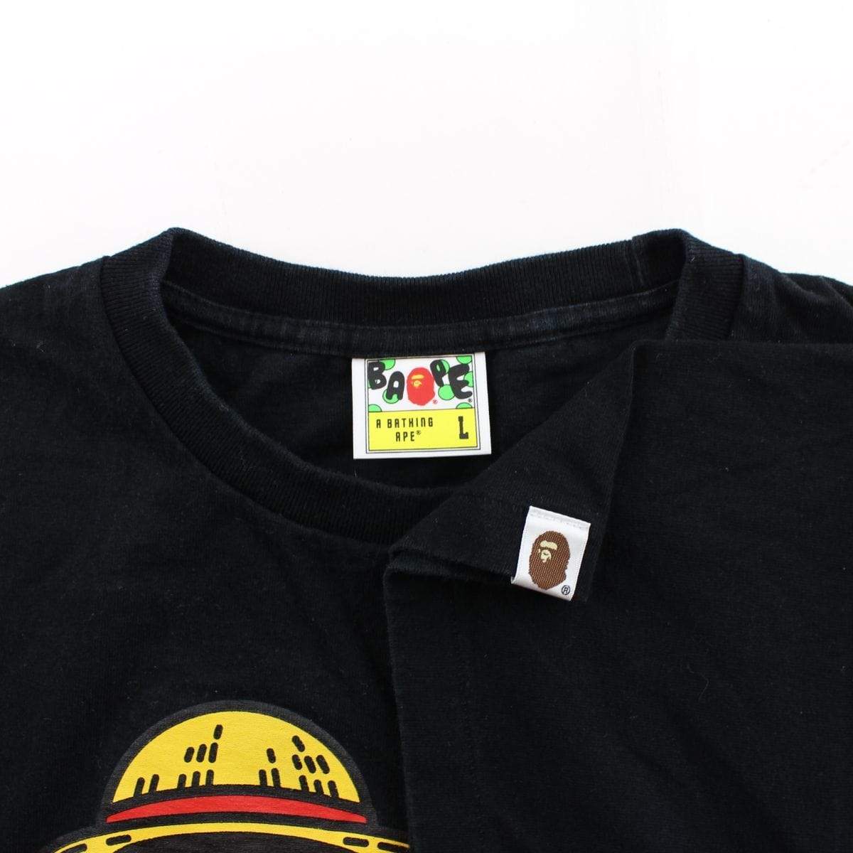 Bape x One Piece Baby Milo Tee Black - SaruGeneral