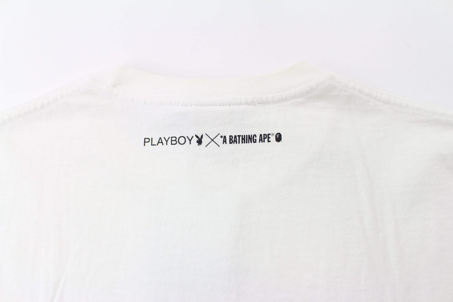 Bape x Playboy Tee White - SaruGeneral