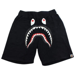 bape shark face shorts black