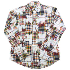 bape plaid bapesta print shirt