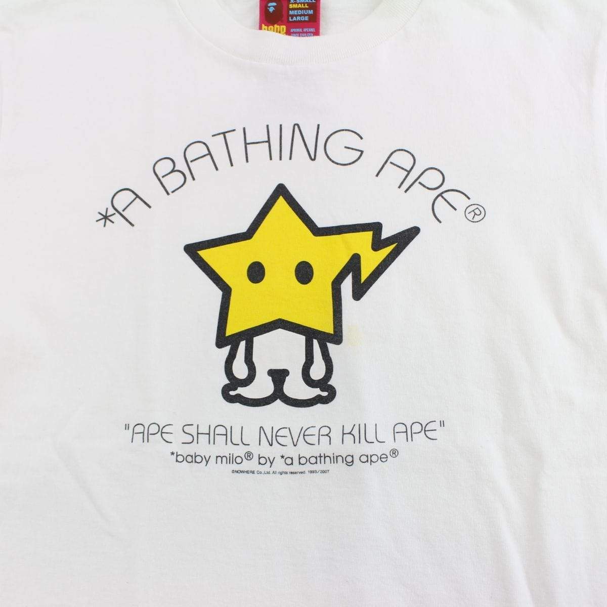 Bape Sta Figure Tee White - SaruGeneral