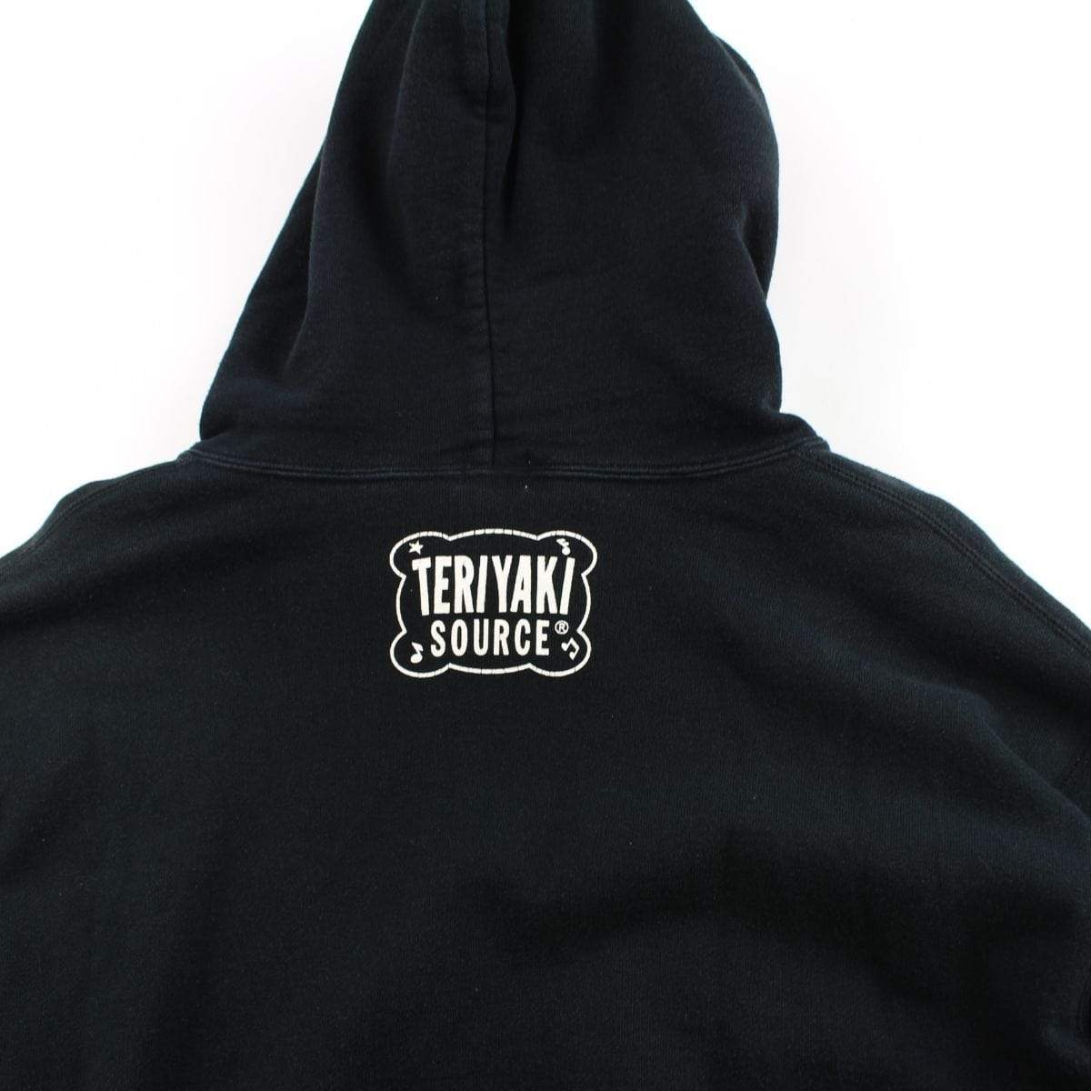 Bape x Teriyaki Boyz College Logo Hoodie Black - SaruGeneral