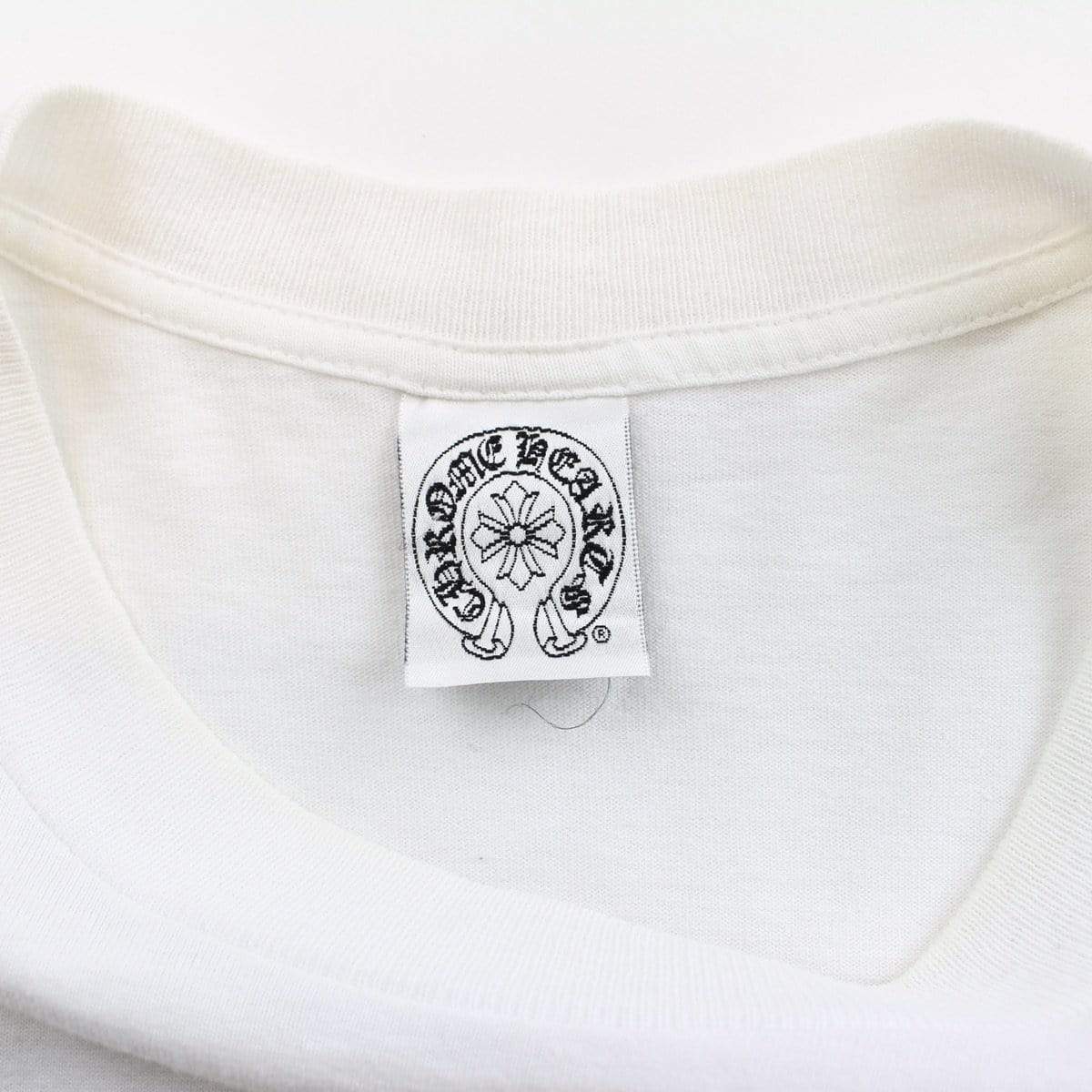 chrome hearts horse shoe pocket ls white - SaruGeneral