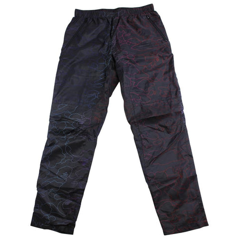 bape neon camo track pants black