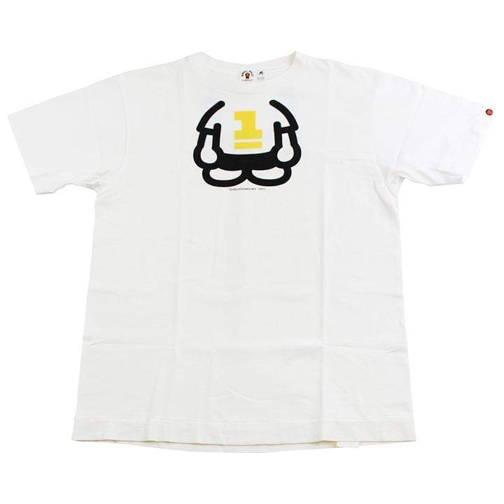 bape milo no1 tee tee white - SaruGeneral