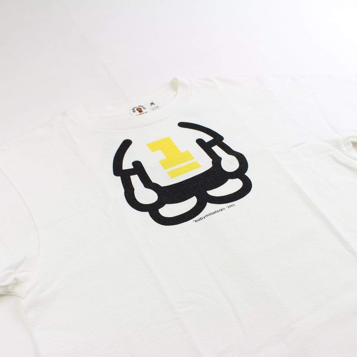 bape milo no1 tee tee white - SaruGeneral