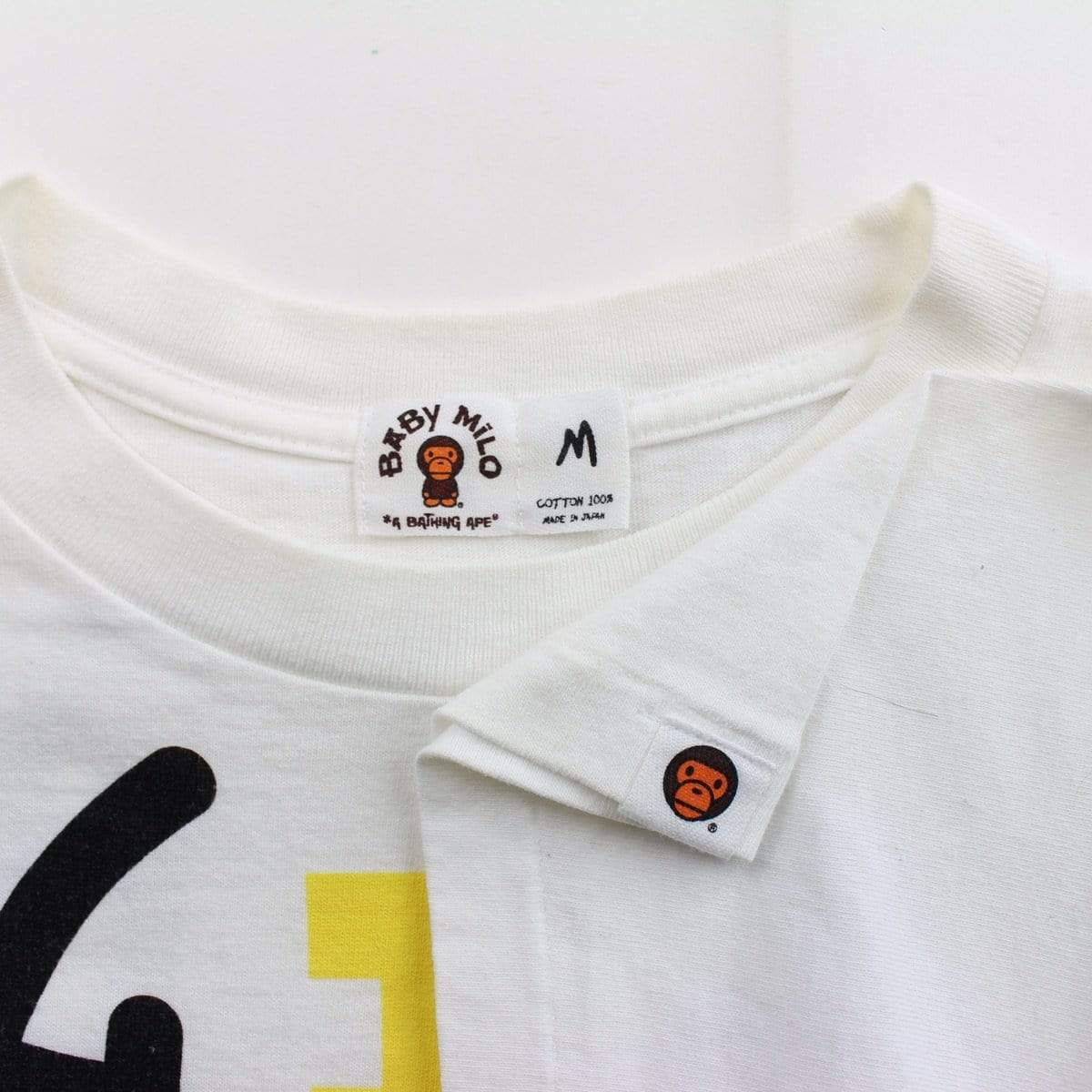 bape milo no1 tee tee white - SaruGeneral