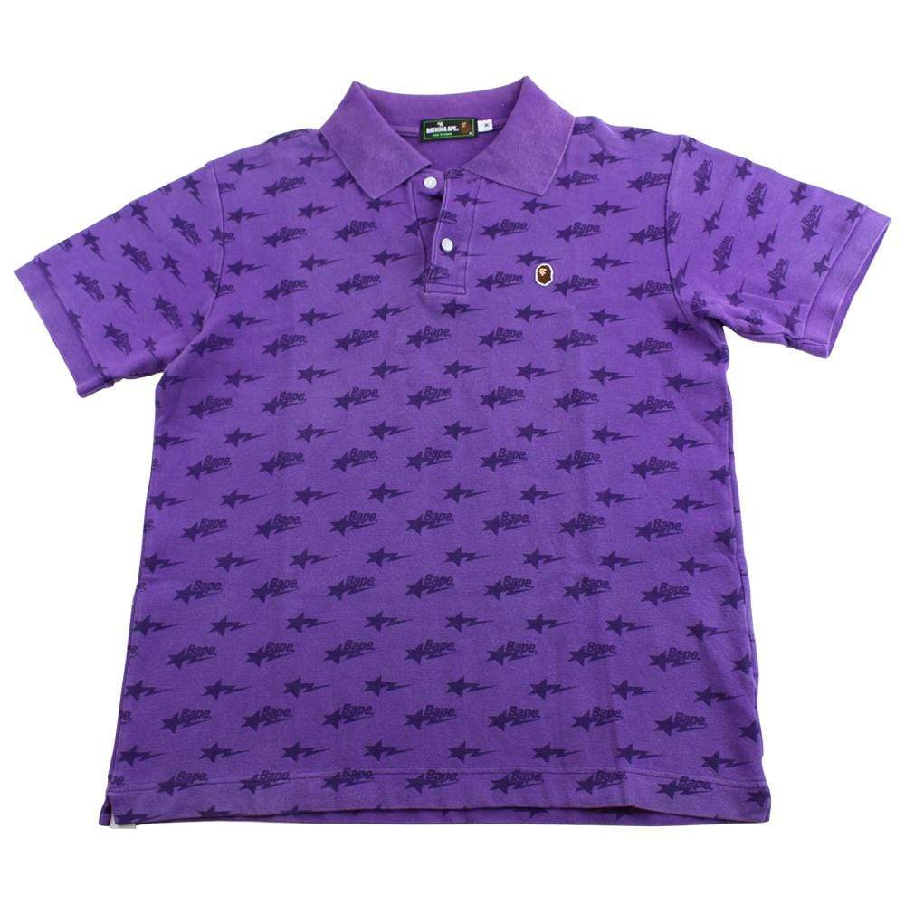 bapesta allover polo purple - SaruGeneral