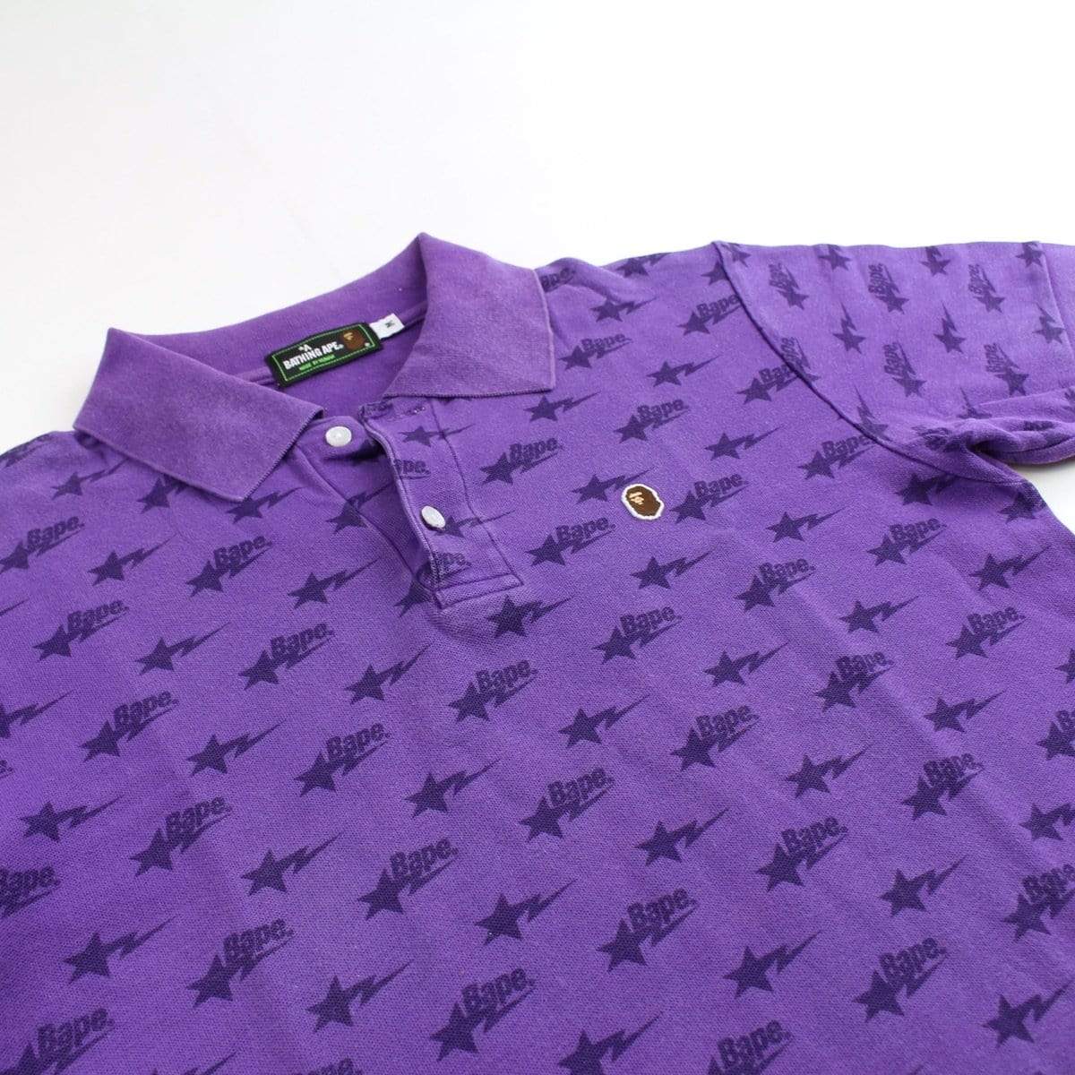 bapesta allover polo purple - SaruGeneral