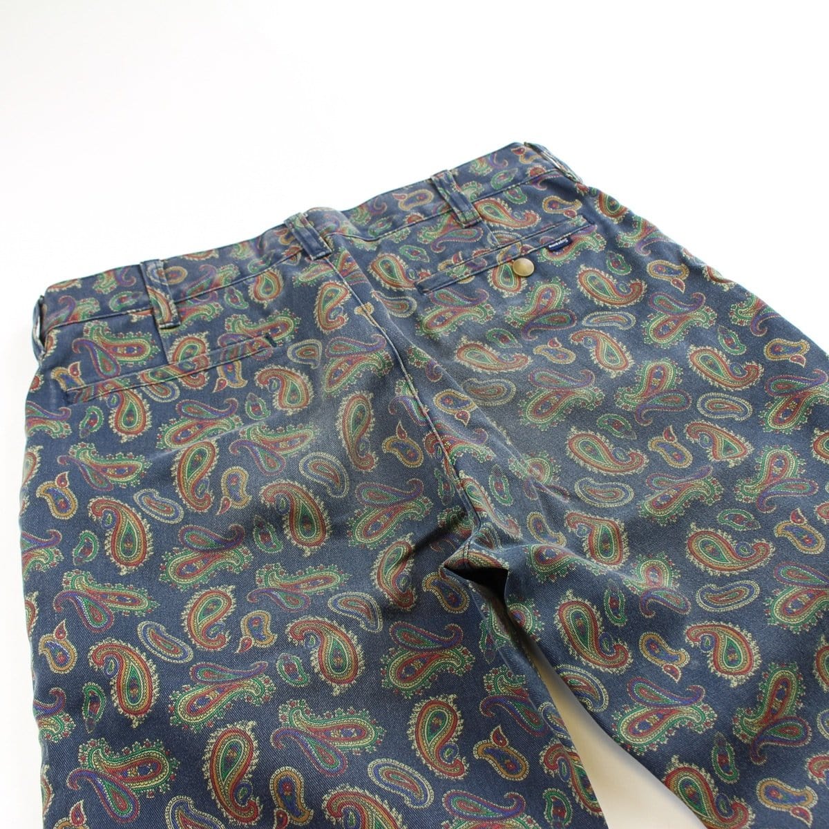 supreme paisley work pants navy – SARUGENERAL