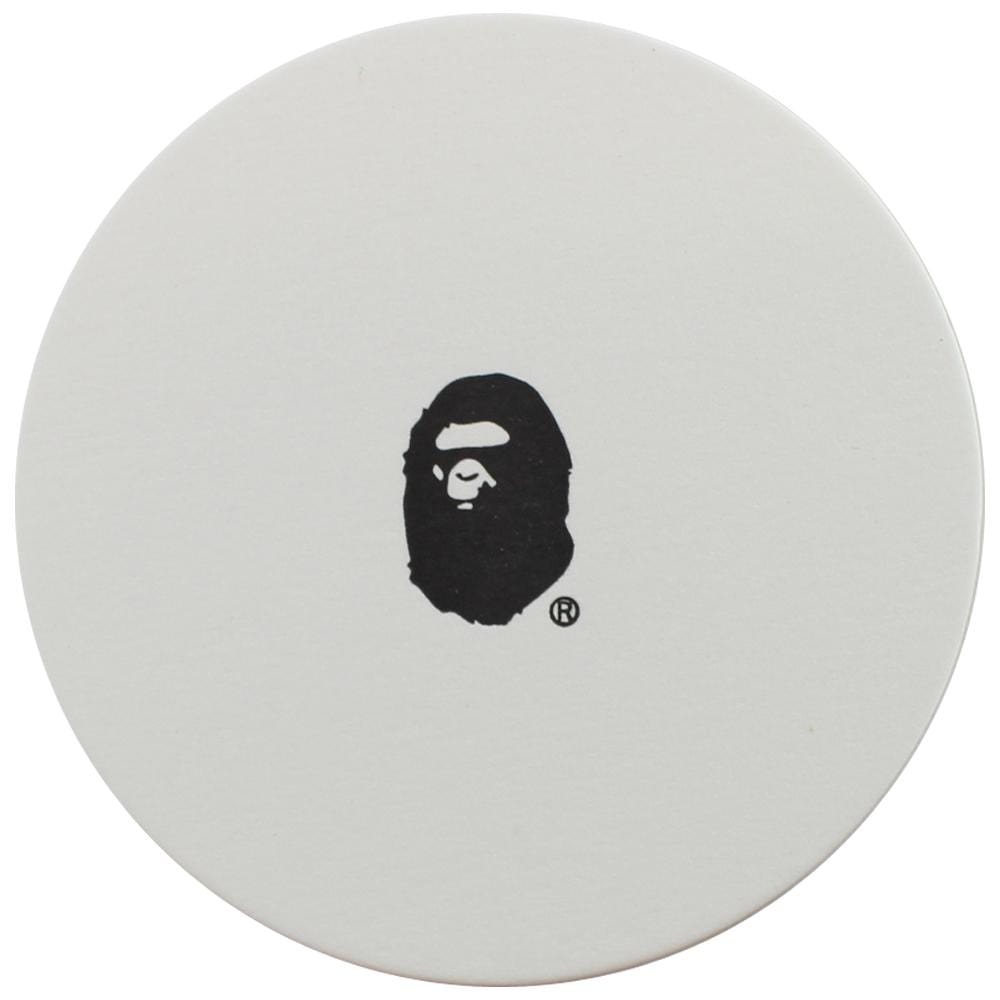 Bape Big Ape Logo Coaster White - SaruGeneral