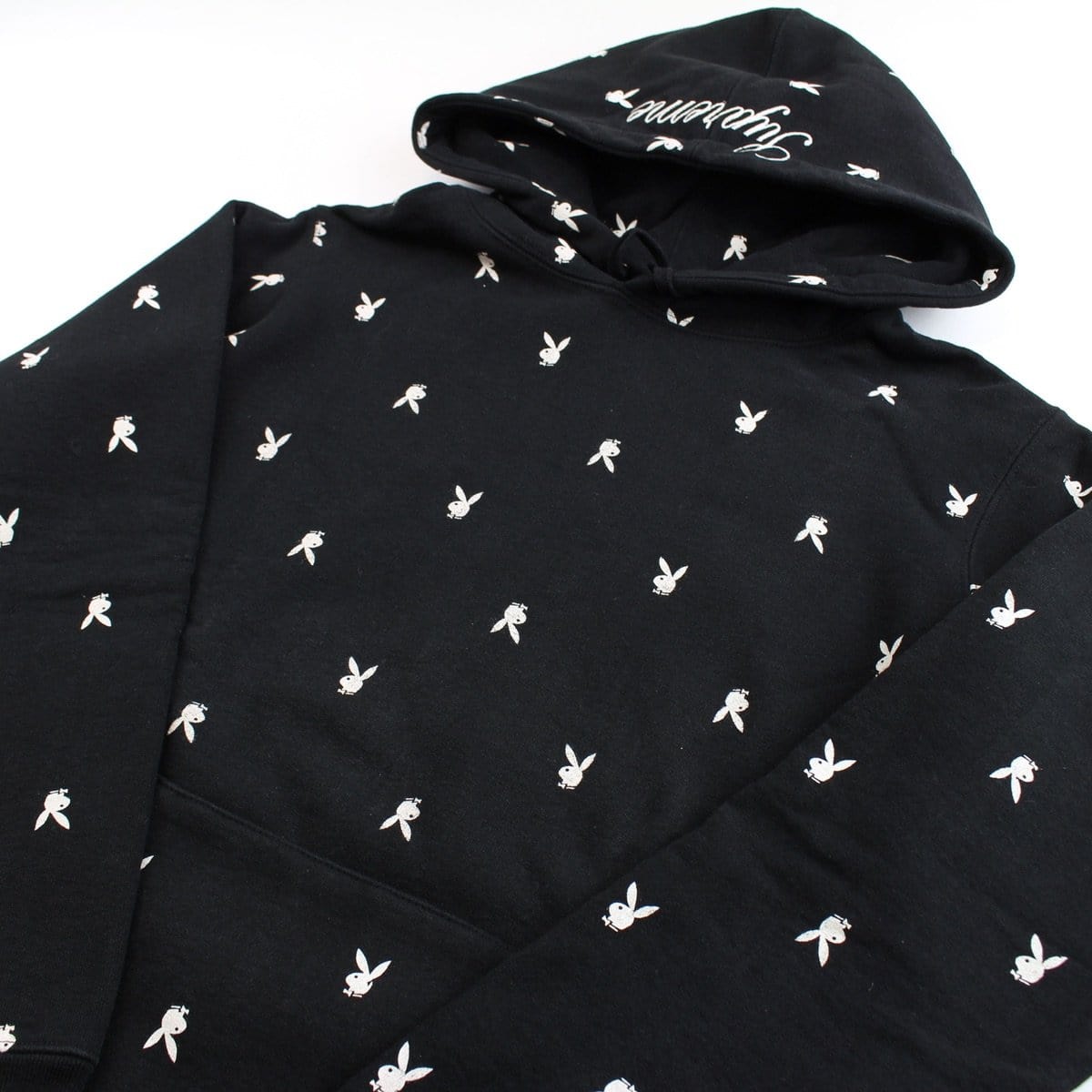 supreme x playboy hoodie black 2015 - SaruGeneral