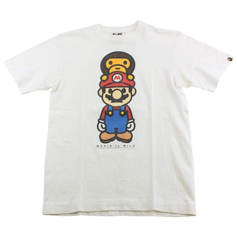 Bape Baby Milo Mario Tee White