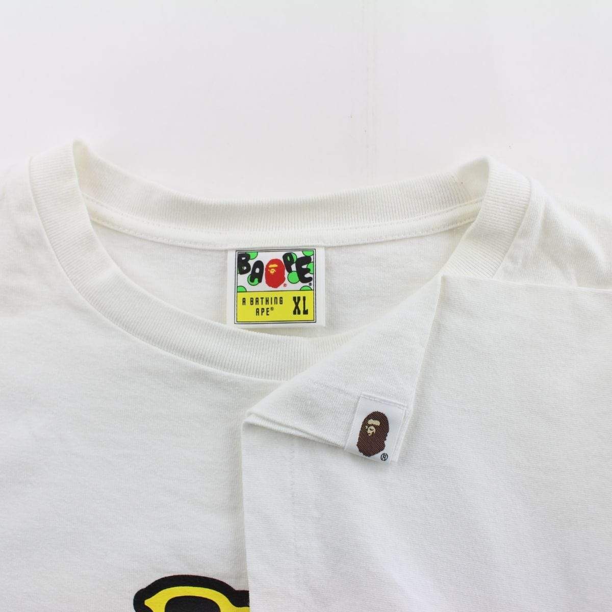 Bape Baby Milo Rubber Ring Tee White - SaruGeneral