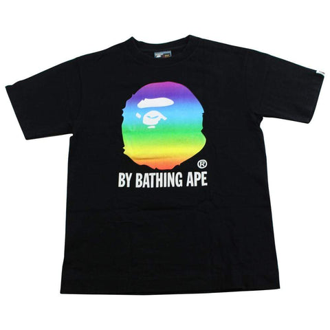 T-shirt Bape Rainbow Big Ape noir