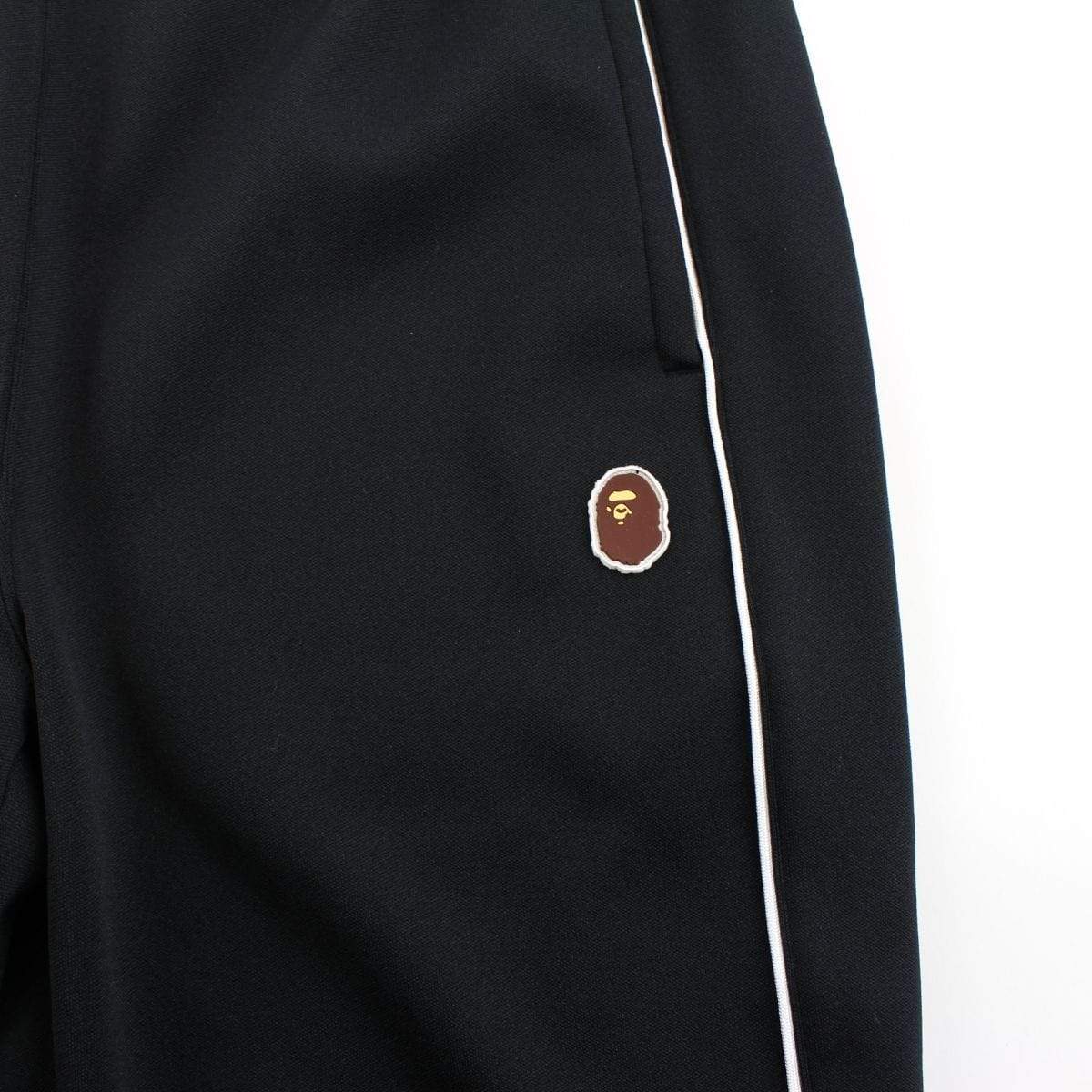 Bape Point Ape Head Logo Track Pants Black - SaruGeneral