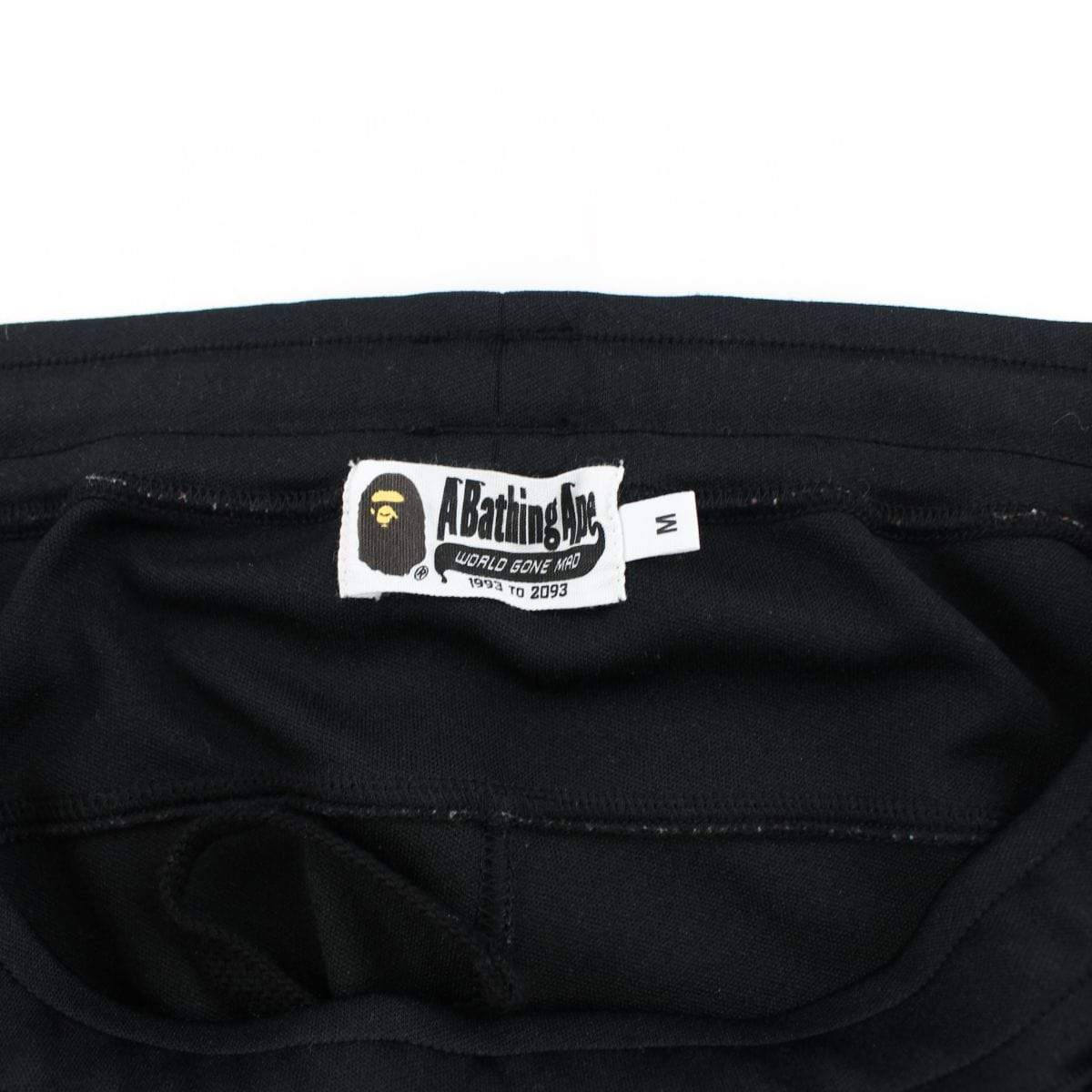 Bape Point Ape Head Logo Track Pants Black - SaruGeneral