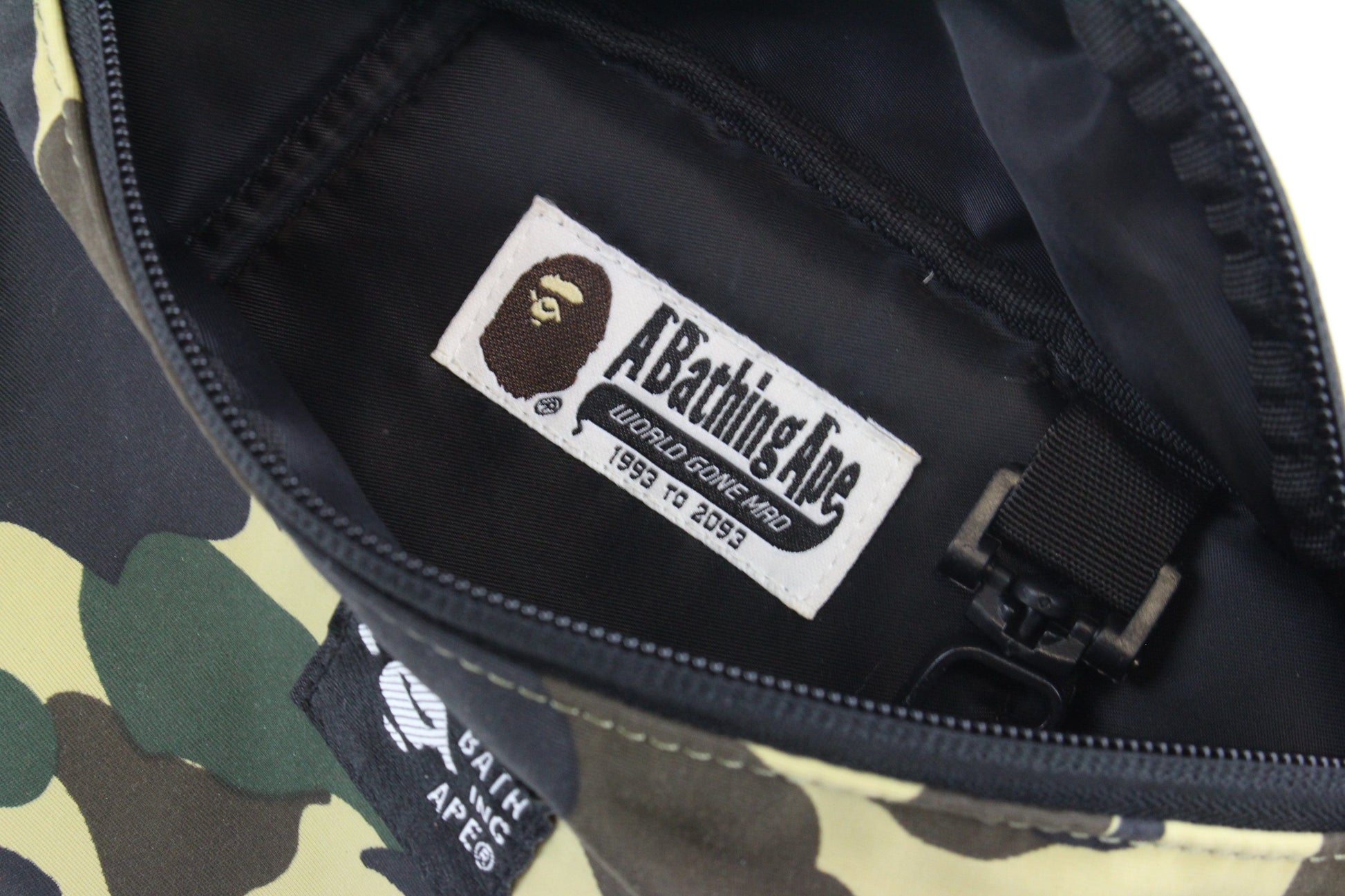 Bape 1st Yellow Camo Patch Bag - SaruGeneral