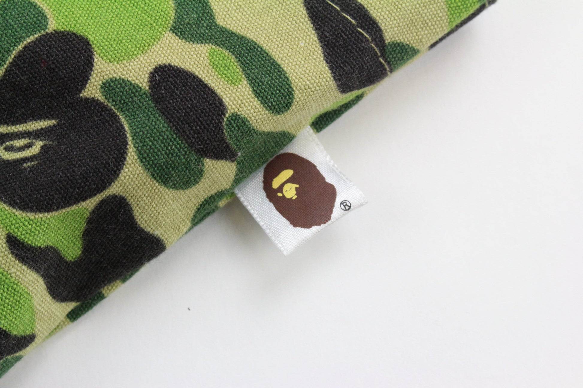 Bape ABC Green Camo College Logo Tote Bag - SaruGeneral