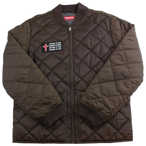 supreme nothing to quilted jacket 2014