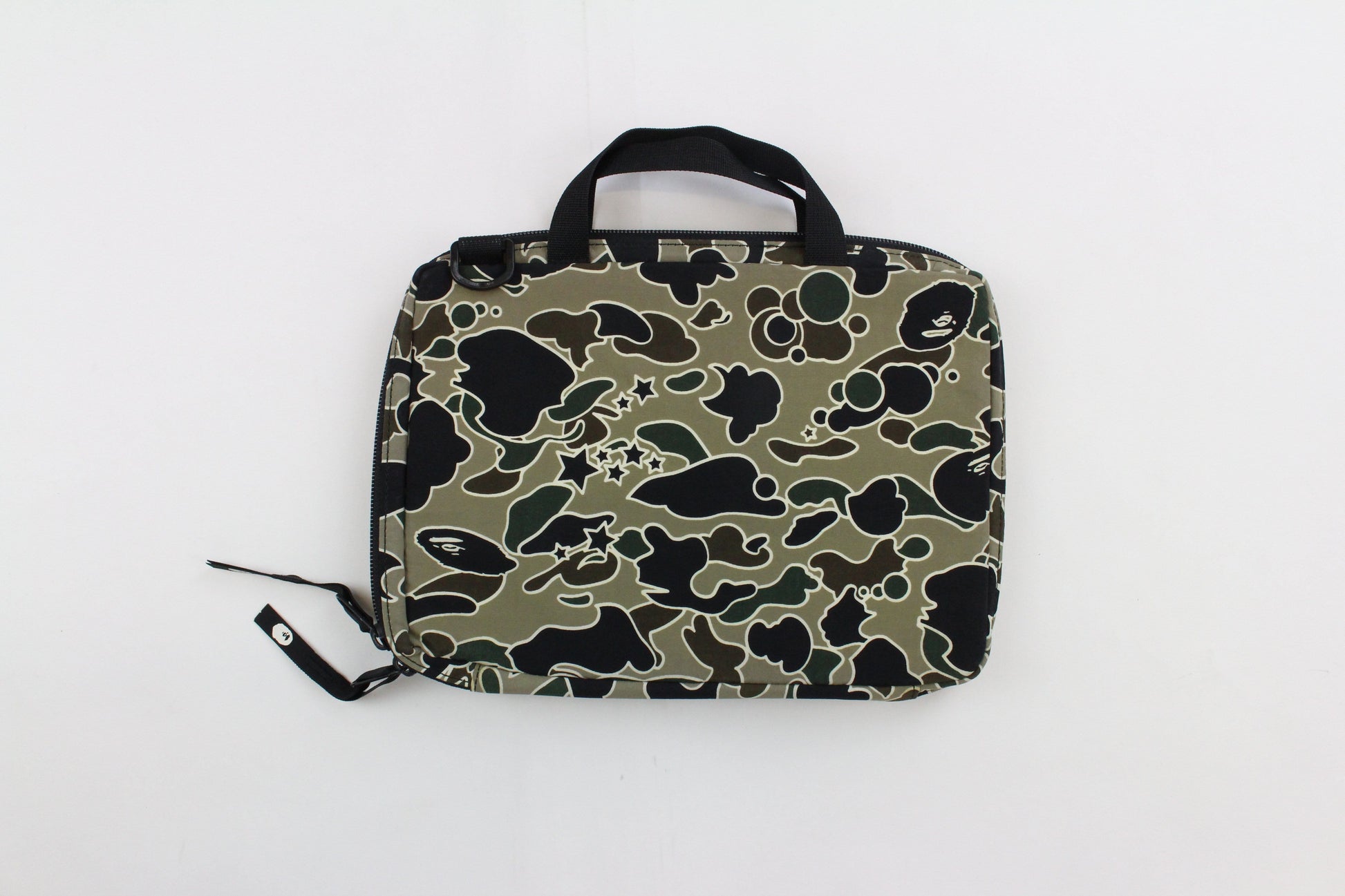 Bape Green Psyche Camo laptop Bag - SaruGeneral